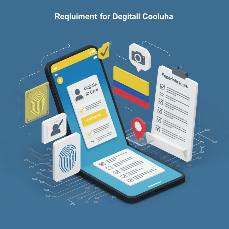 Cédula digital: Requisitos